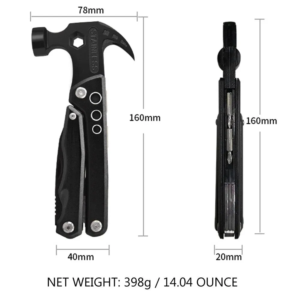 14 in 1 Stainless Steel Multifunctional Hammer Tool