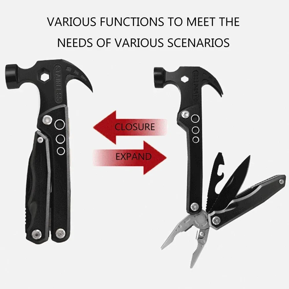14 in 1 Stainless Steel Multifunctional Hammer Tool