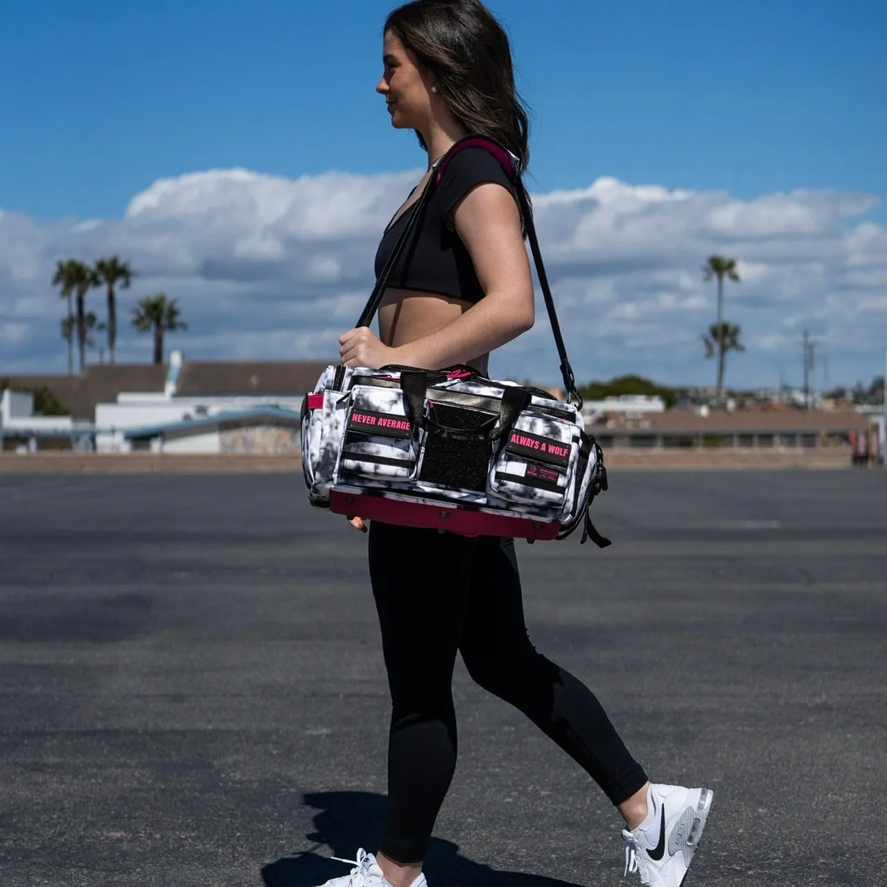 20L Mini Duffle Bag (Timber Wolf Magenta Pink)