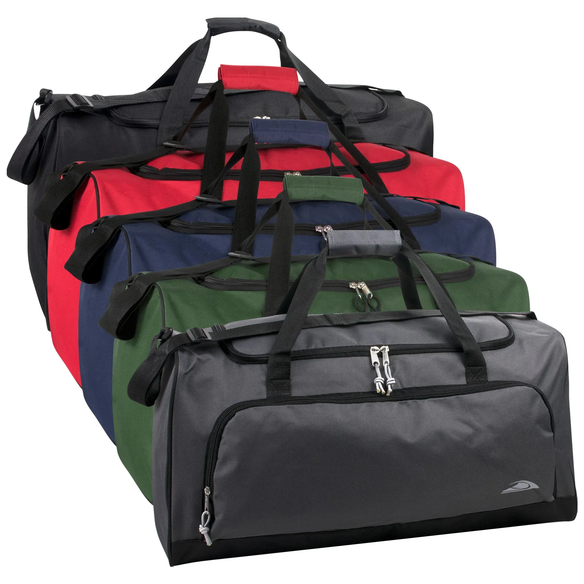 24 Inch Wide-Pocket Duffle Bags
