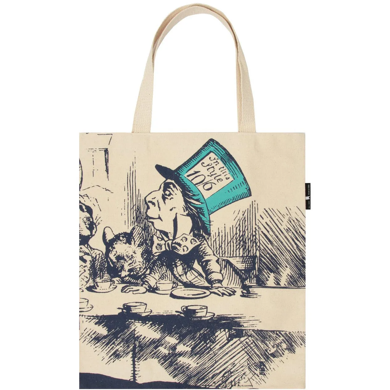 Alice in Wonderland Canvas Tote
