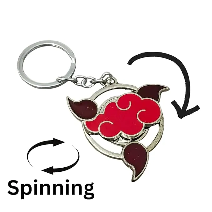 Anime Keychain Spinner Metal Collectible | Naru Cloud Edge