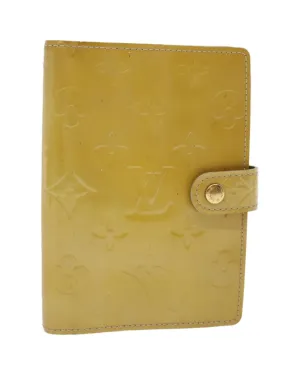 Authentic Vernis Beige Day Planner Cover for Agenda PM by Louis Vuitton