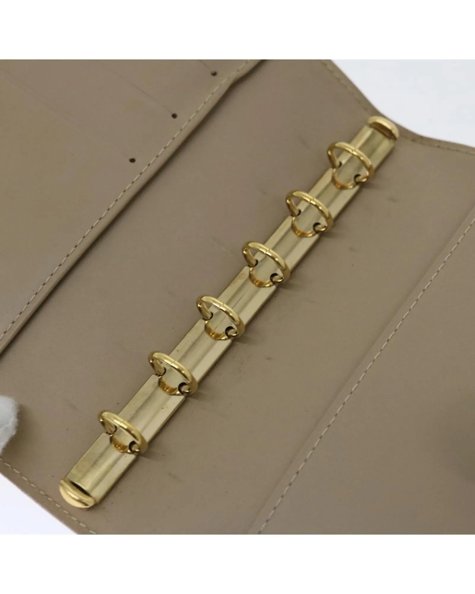 Authentic Vernis Beige Day Planner Cover for Agenda PM by Louis Vuitton
