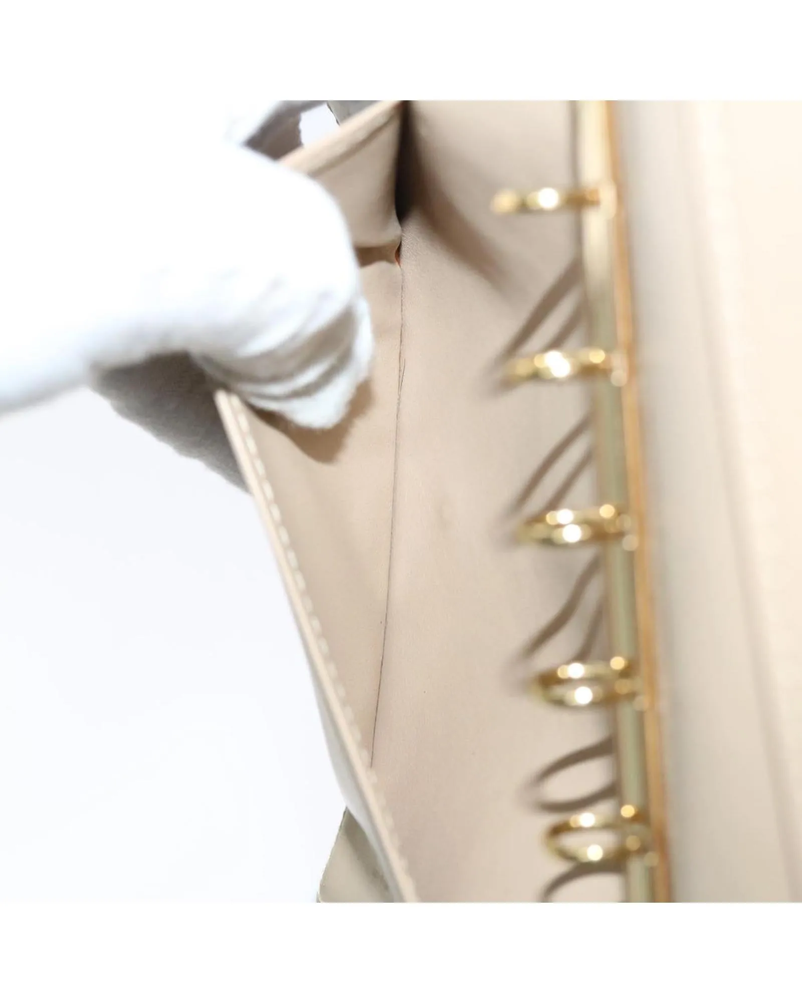 Authentic Vernis Beige Day Planner Cover for Agenda PM by Louis Vuitton