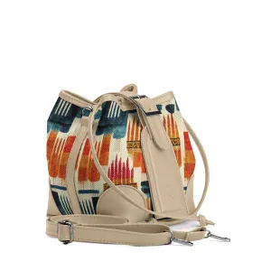 Beige Bucket Bags Balinese