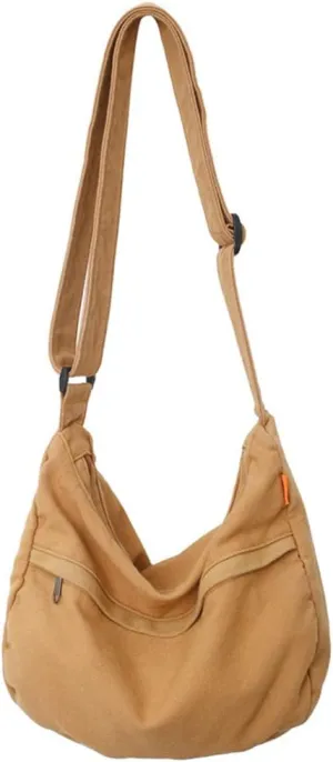 Canvas Tote Bag for Women Men Unisex Purses Women's Crossbody Handbags Hobo Shoulder Bag for Teen Girls