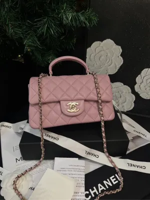 Chanel 24S Pink Purple CF Large Mini Crossbody Bag