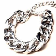 Chunky Chain Plastic Curb Bracelet