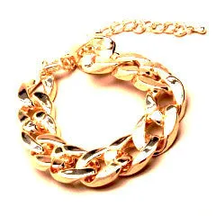 Chunky Chain Plastic Curb Bracelet