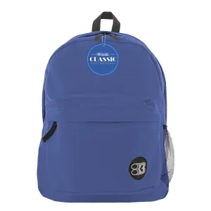Classic 17" Blue Backpack Bazic