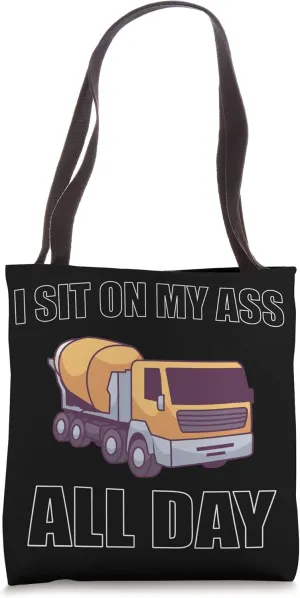 Concrete Mixer Truck Mix Concrete Tote Bag