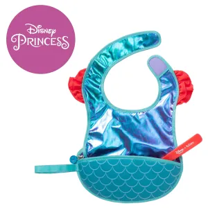 Disney - Ariel travel bib   flexible spoon