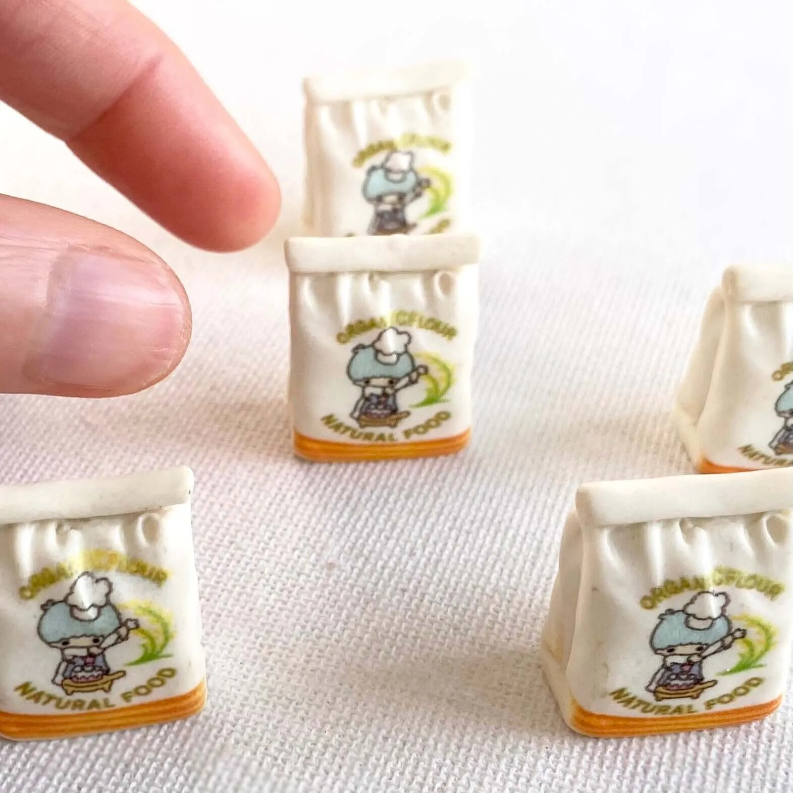 Dollhouse kitchen food Flour bag 1/12 scale