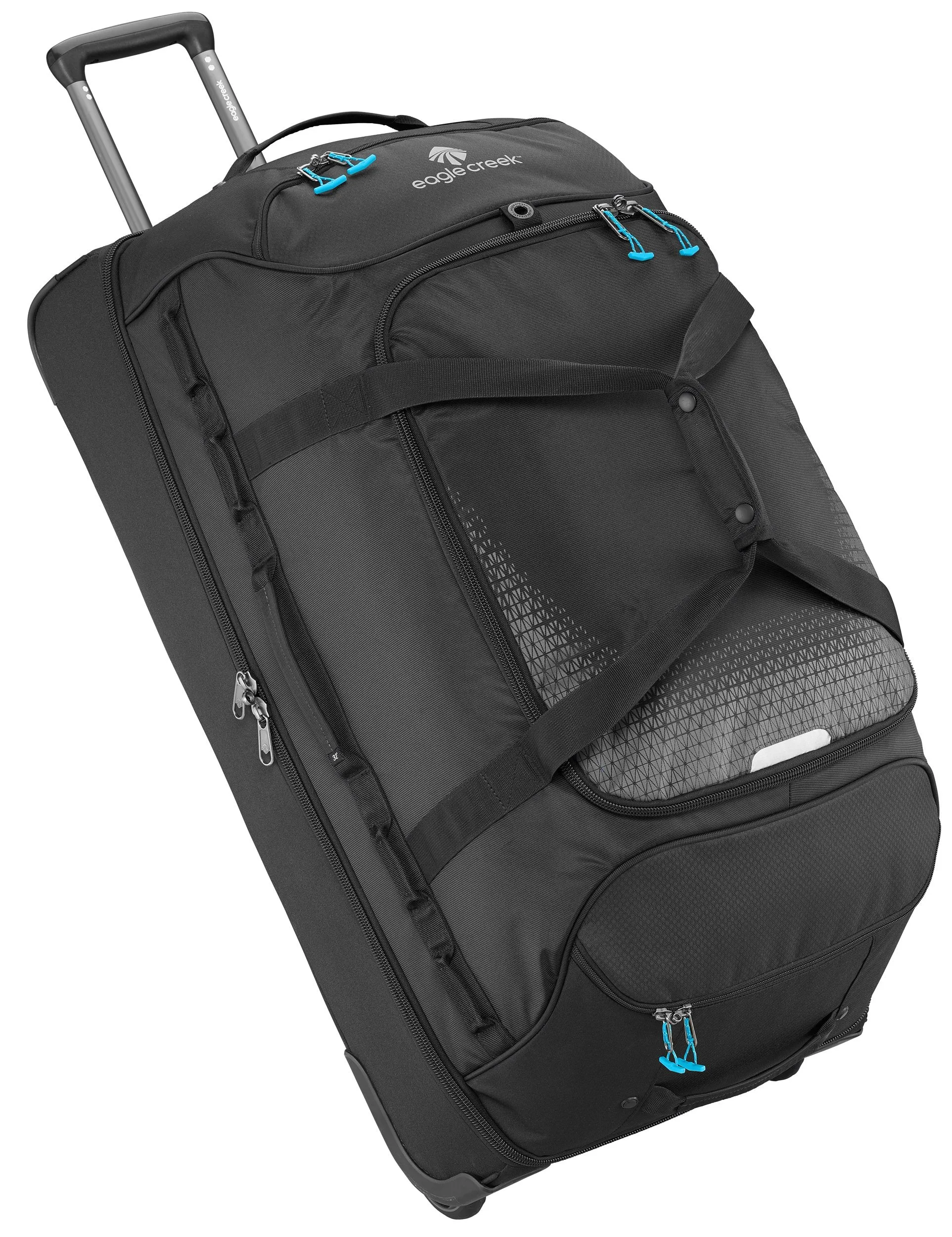 Eagle Creek Expanse Drop Bottom Wheeled Duffel Bag, 32-Inch, Black