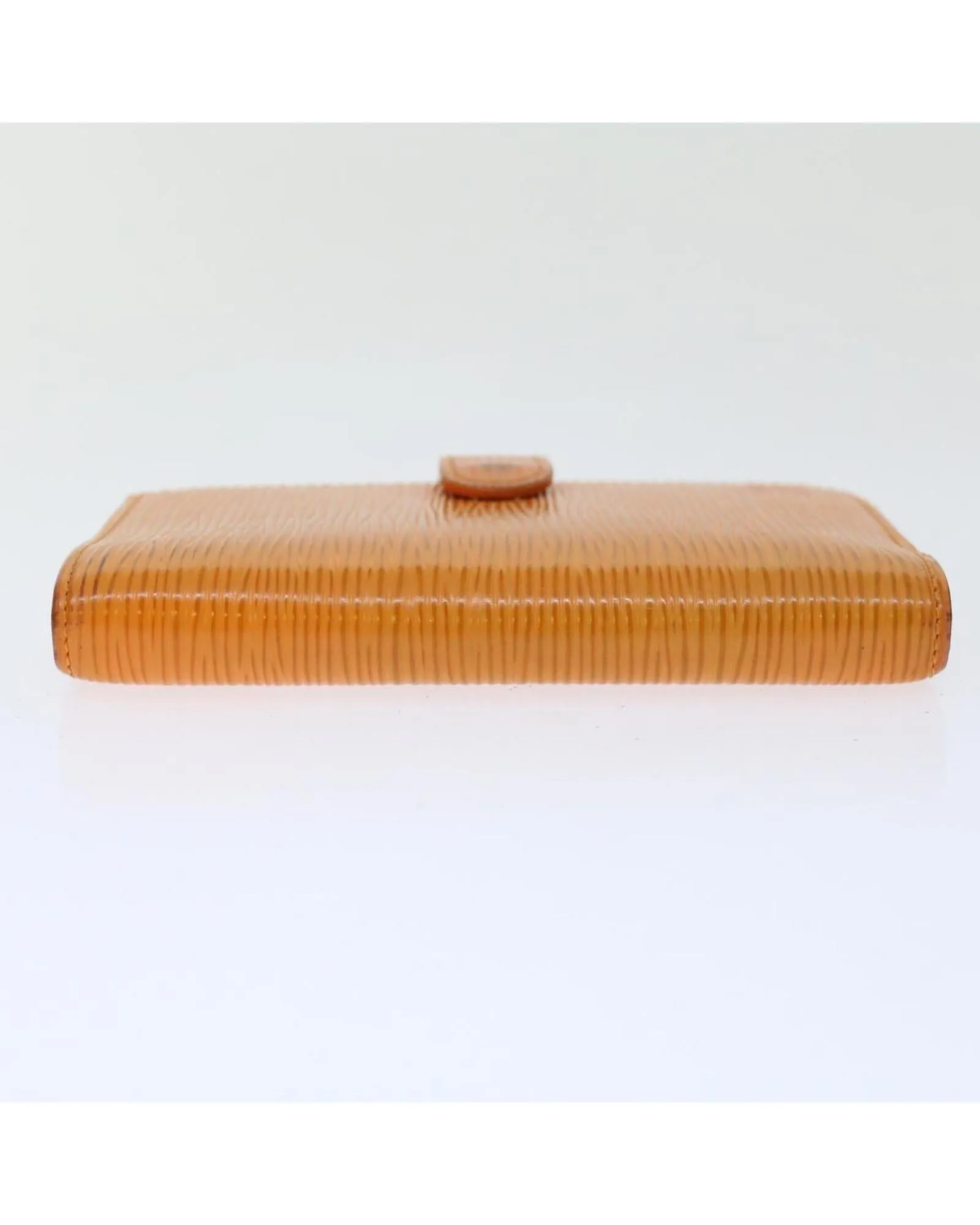 Epi Leather Day Planner Cover in Orange Mandarin