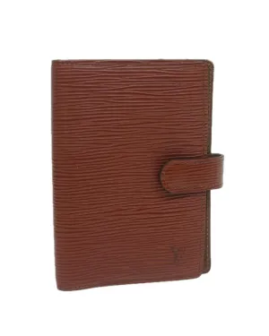 Epi Leather Day Planner Cover with Accessories - Spain Made