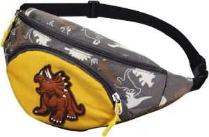 Fanny Pack for Kids, Cartoon Dinosaur Waist Bag with Adjustable Belt for Children Sports Running,Camping,Traveling,Camping