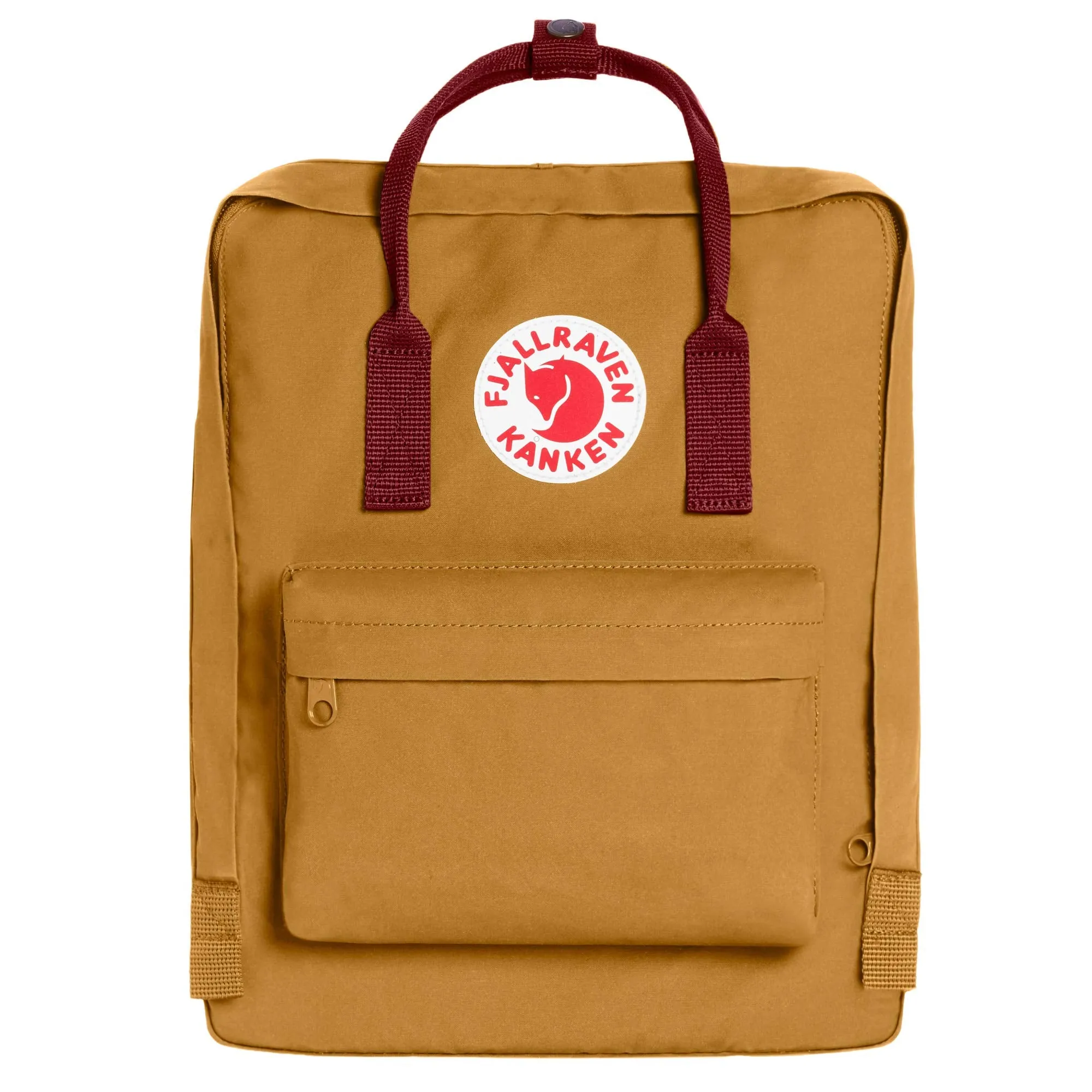 Fjallraven - Kanken Classic Backpack for Everyday, Acorn/Ox Red