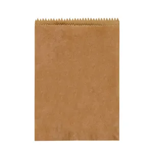 Flat Paper Bag Brown Size 1/2 Long - 1000/PK
