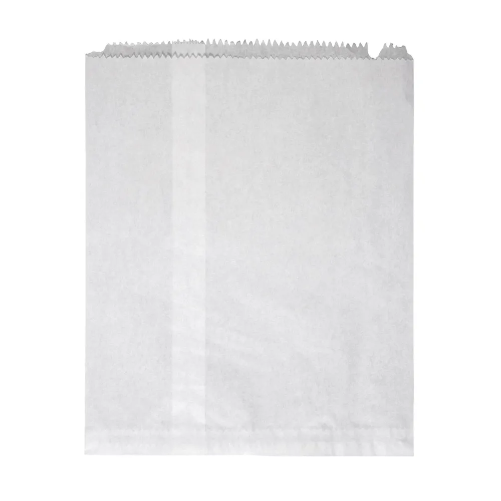 Flat Paper Bag White Size 8F - 500/PK