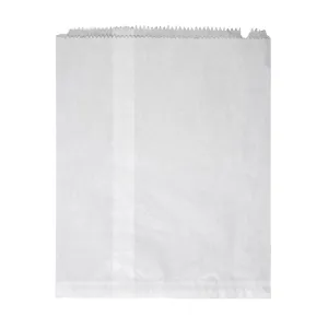 Flat Paper Bag White Size 8F - 500/PK
