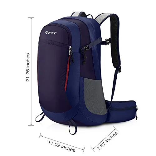 Gonex 35L Small Hiking Backpack for Youth& Adult, Water Repellent Travel Camping Outdoor Daypack