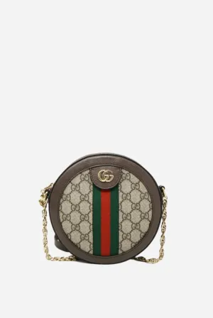 Gucci OPHIDIA GG MINI ROUND BAG