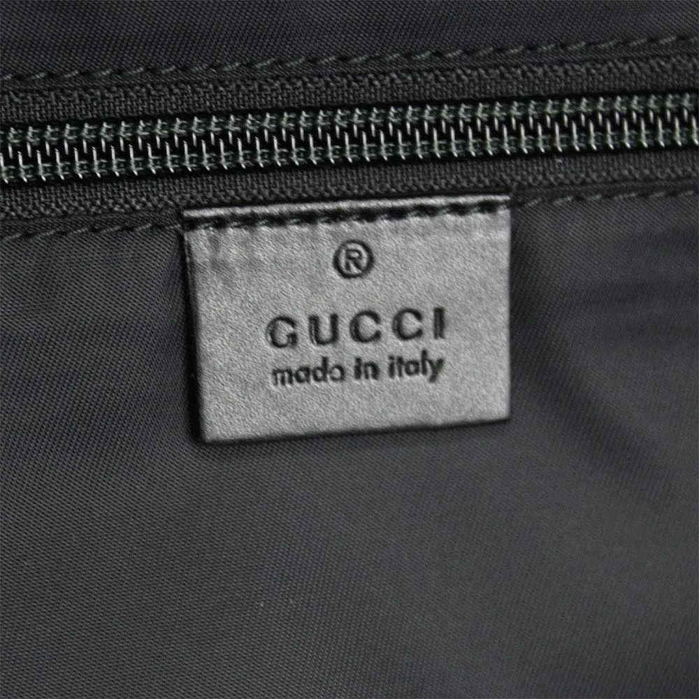 Gucci Shelly Black Nylon Backpack 495558