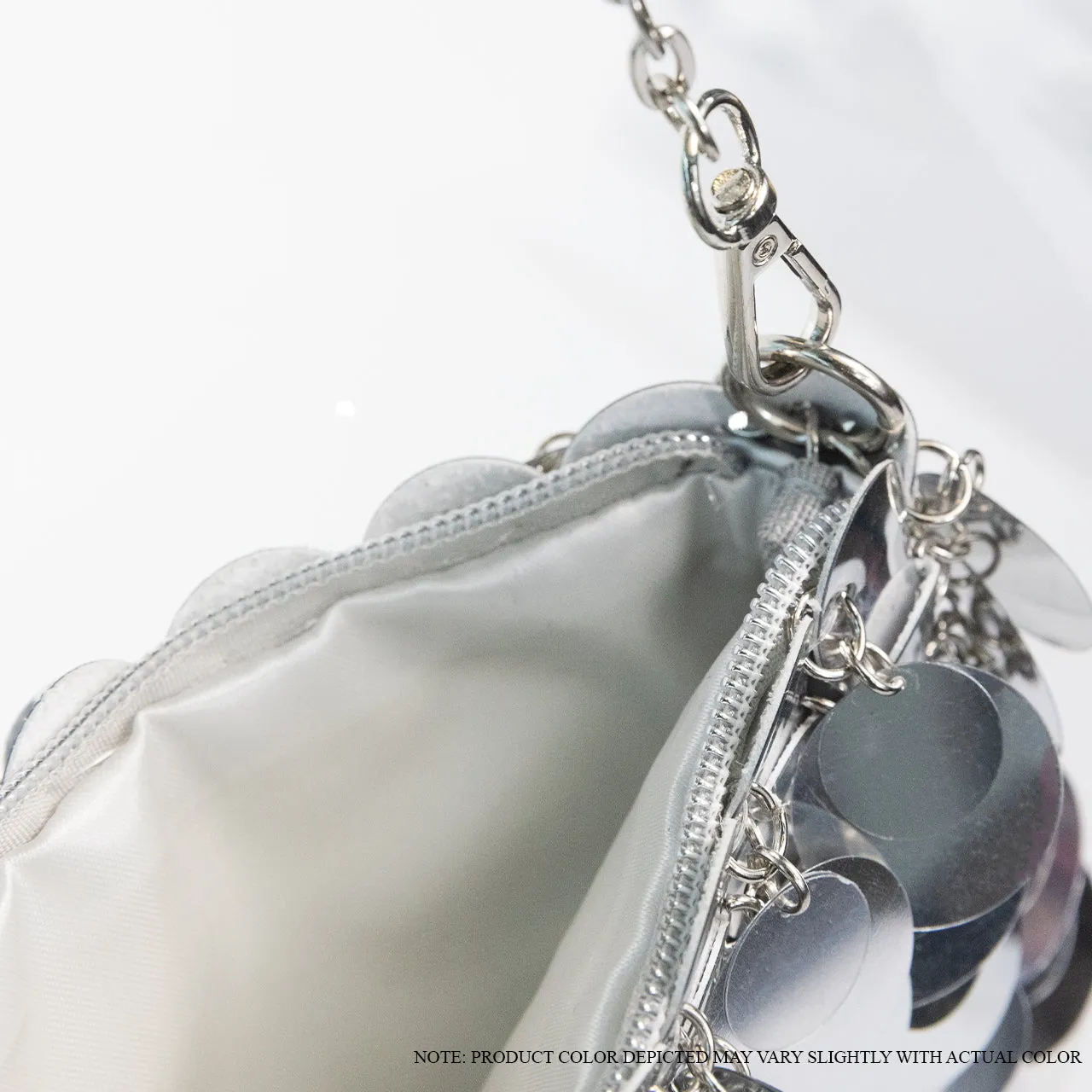 H-PACO SPARKLE SEQUINS CHAIN SHOULDER BAG