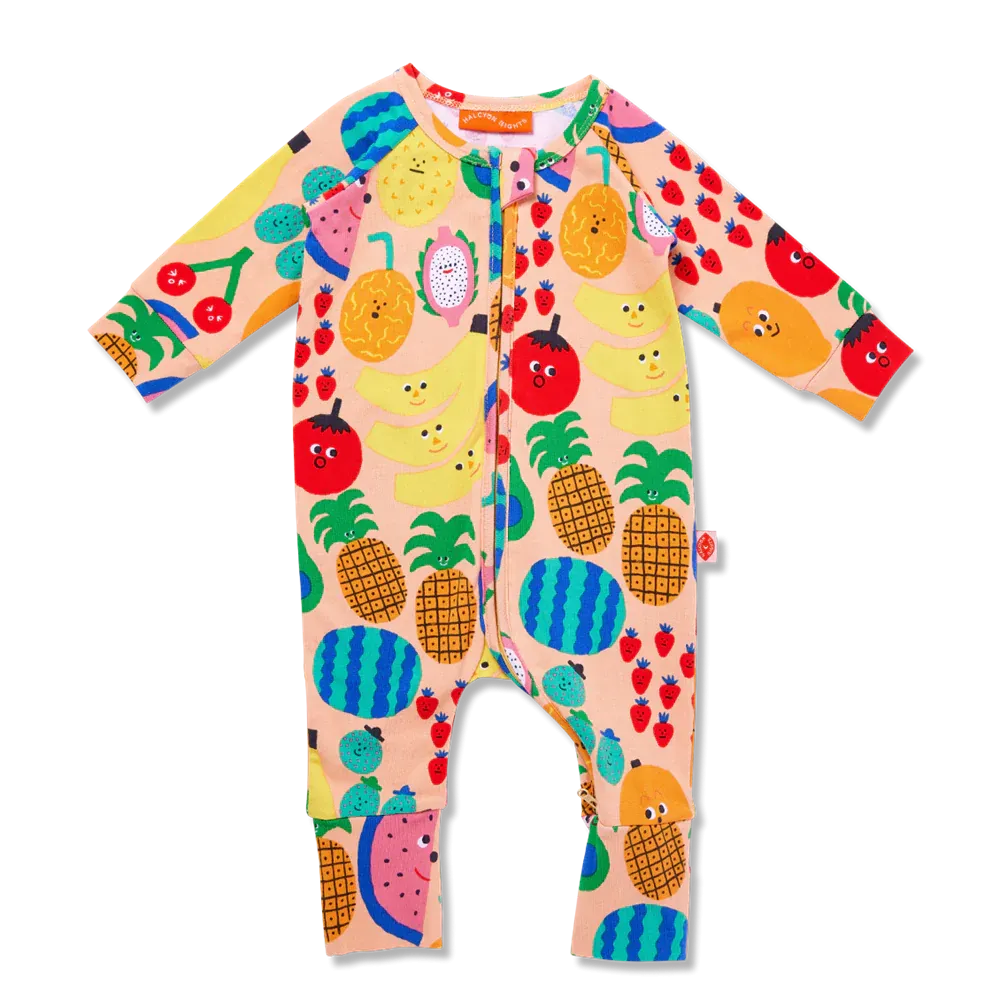 Halcyon Nights: Long Sleeve Romper Tropicana