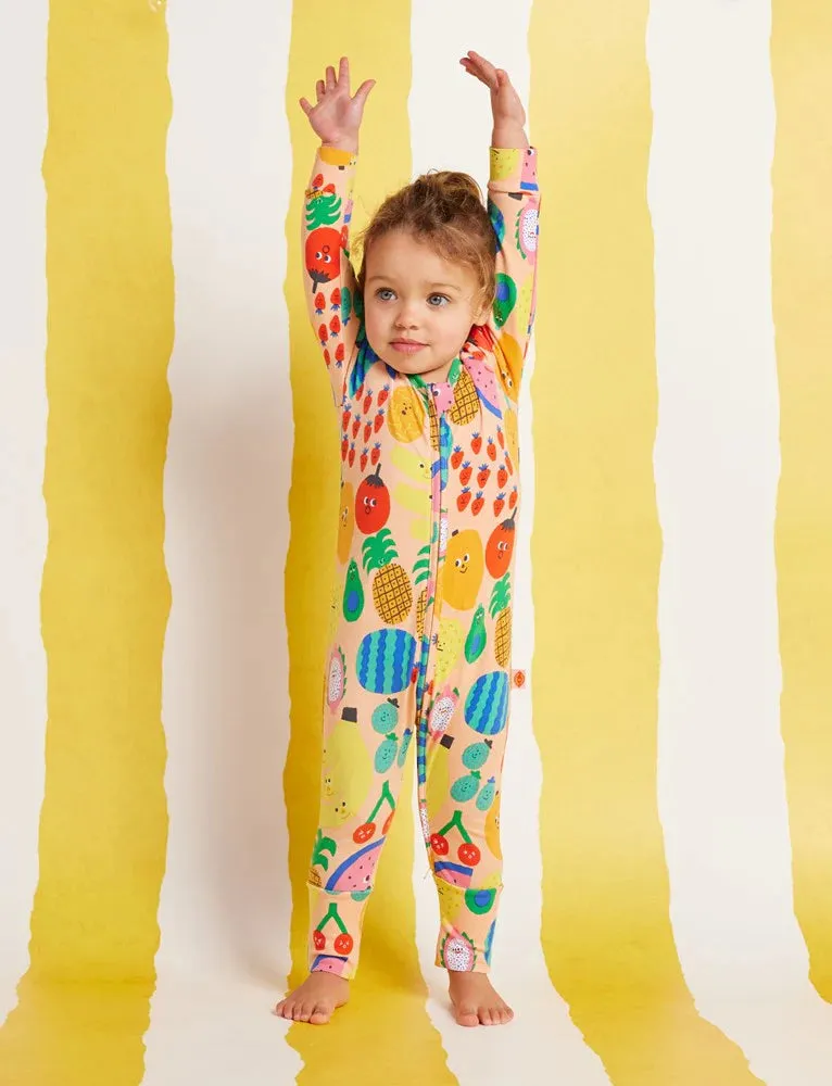 Halcyon Nights: Long Sleeve Romper Tropicana