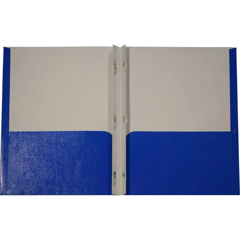 Hilroy Twin Pocket & Prong Portfolio, Glossy Assorted Colours