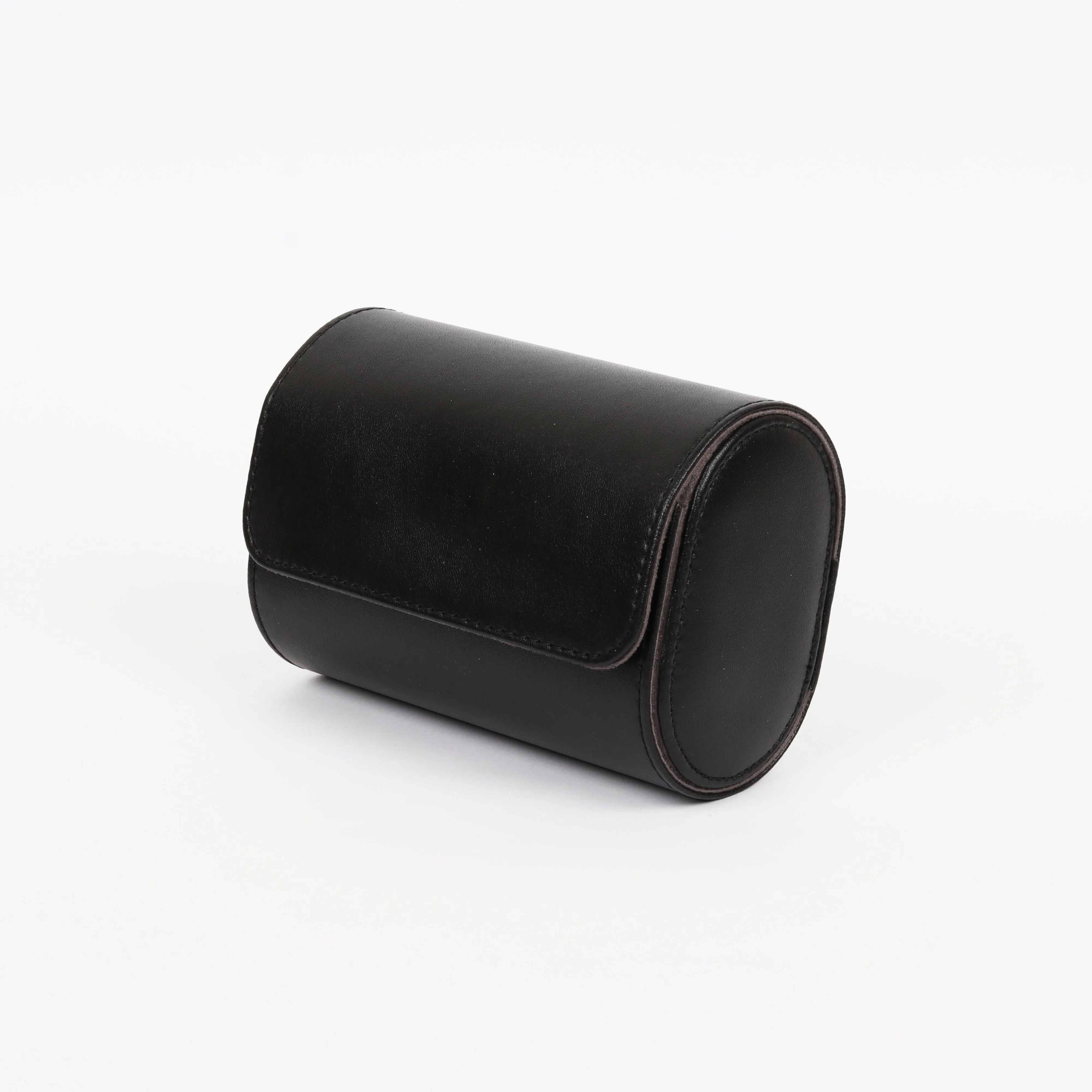HQ Watch Case 2 Slots Travel Watch Roll Black