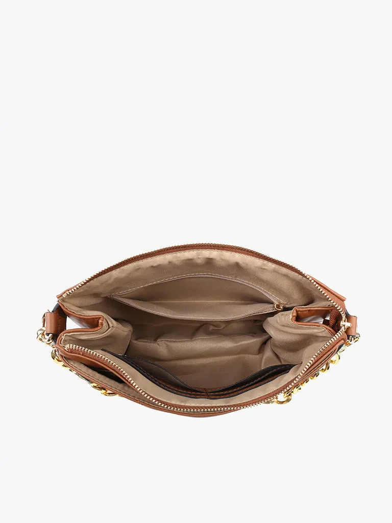 Jen & Co Britt Chevron Quilted Crossbody - Variety
