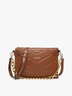 Jen & Co Britt Chevron Quilted Crossbody - Variety
