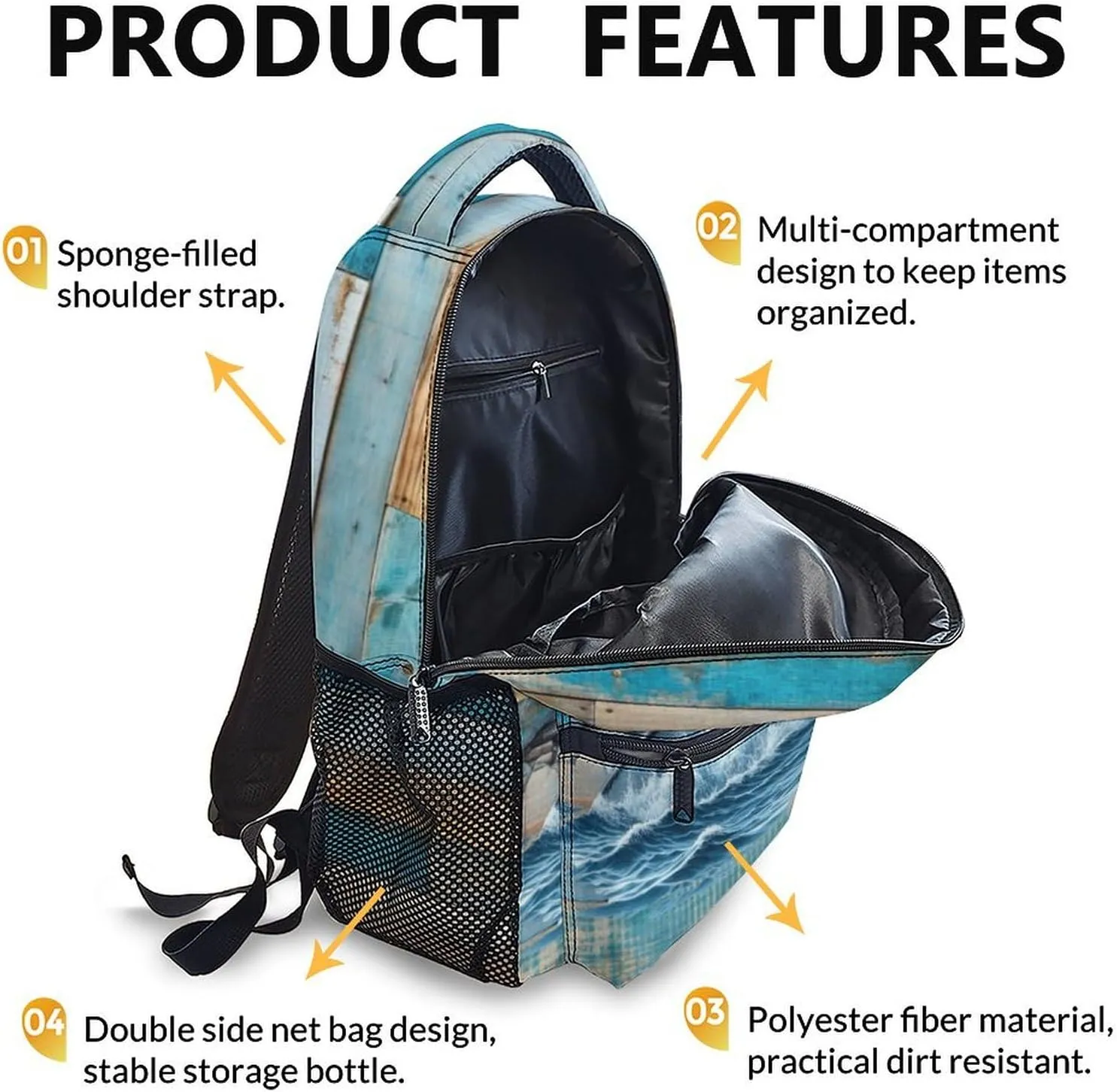 Kids Backpack, Shark Backpacks for Kids 3-8, Shark Theme Gift, Cute 17 Inch Bookbags for Boys Girls, Leisure Bookbag for School Travel Camping Outdoor