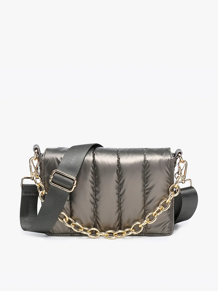 Lala Quilted Chain Crossbody