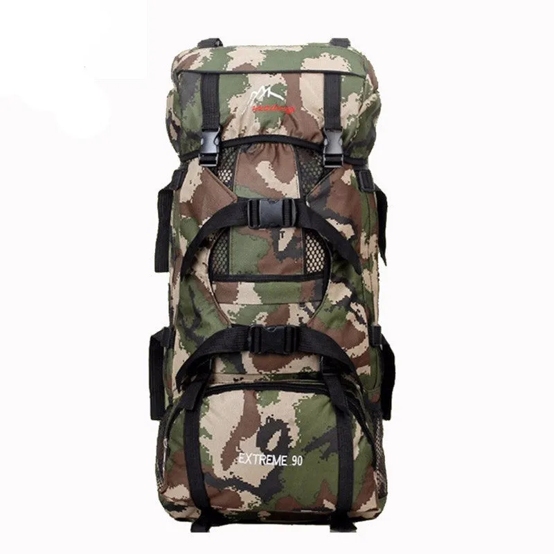 Large Capacity (90 Liters) Multifunction Men's Travel Backpack
