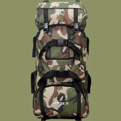 Large Capacity (90 Liters) Multifunction Men's Travel Backpack