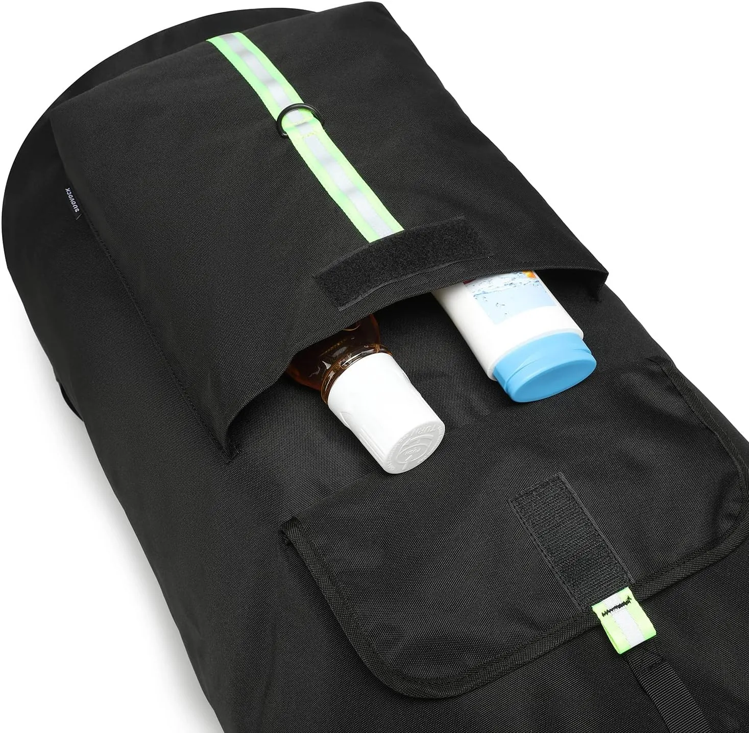 laundry bag backpack, extra-large heavy duty laundry bags, laundry backpack for college students, with drawstring closure(Black Laundry Backpack Bag)