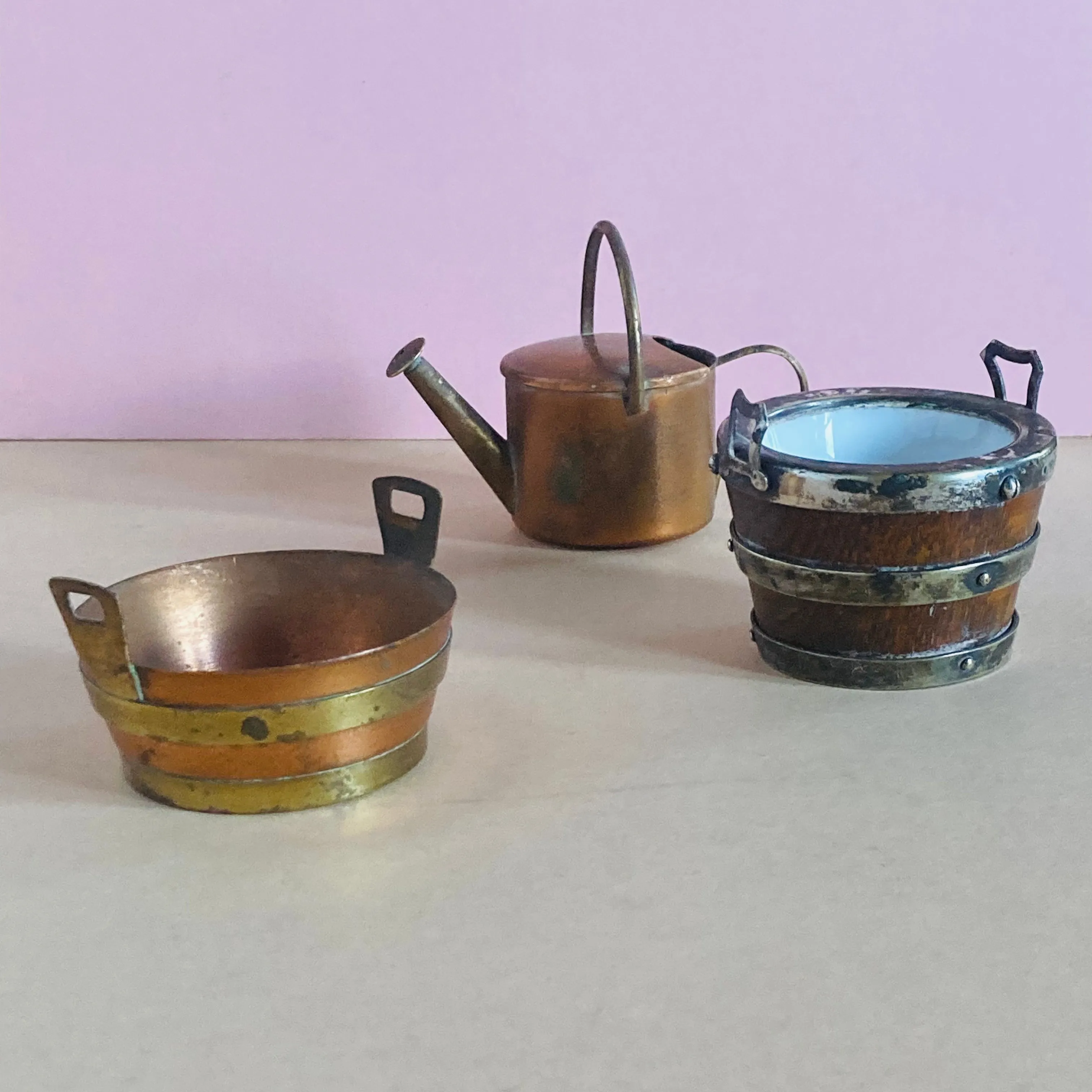 Master Sal - Miniature Wooden and Silver Barrel Tub