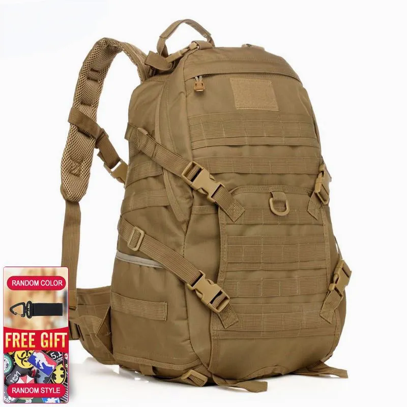 Men's Outdoor Military Tactical Backpack for Trekking, Travel, Camping, Hiking, Hunting - Camouflage Rucksack