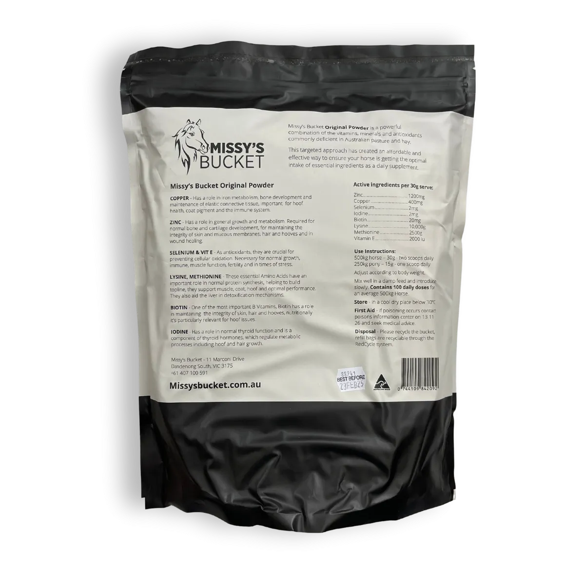 Missy's Bucket Original Powder