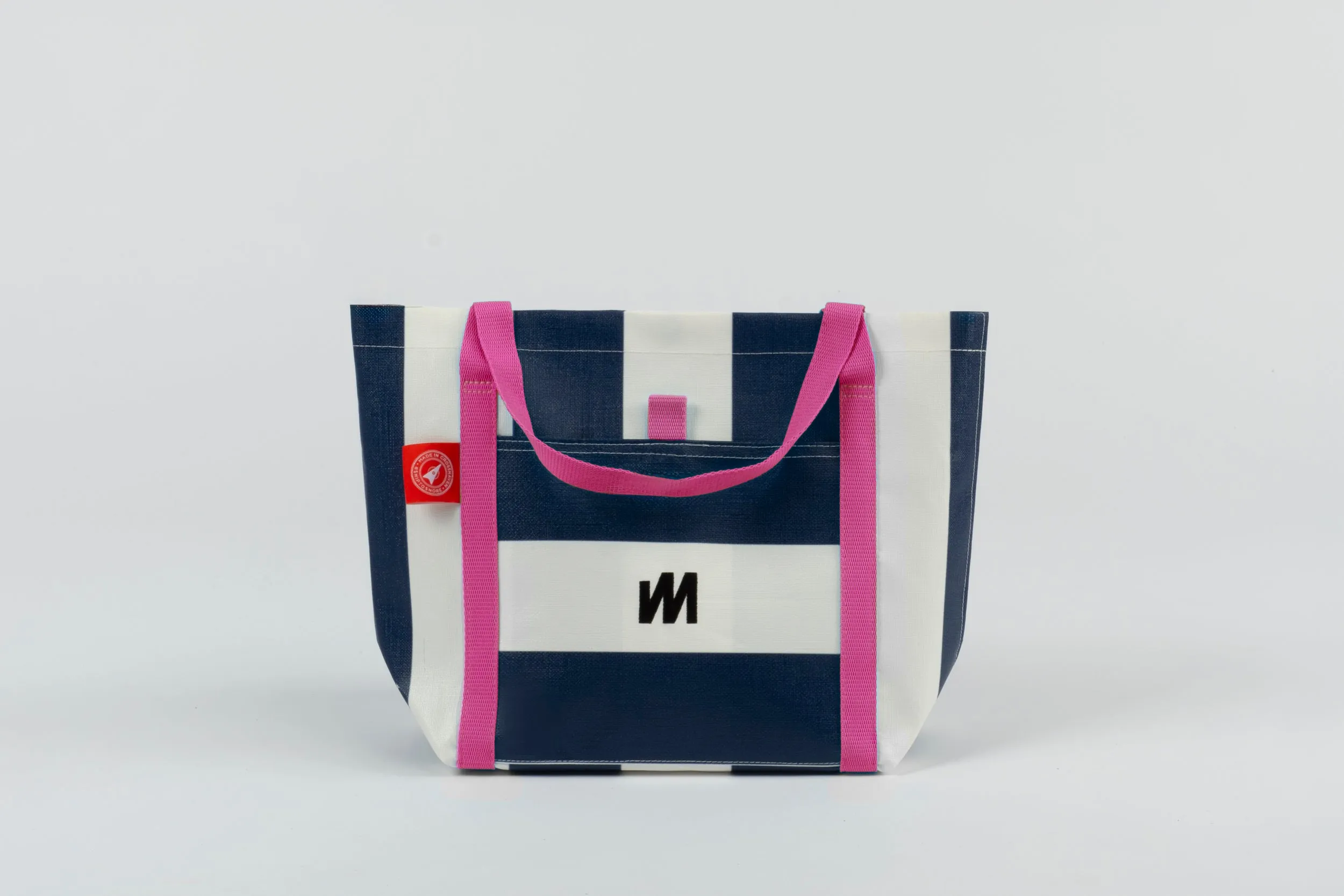 Navy Tote - Classic Stripe