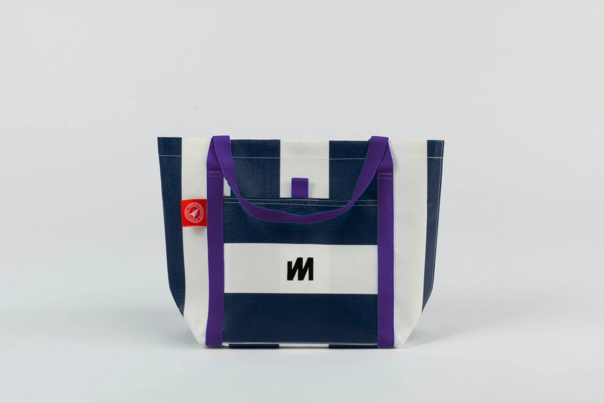 Navy Tote - Classic Stripe