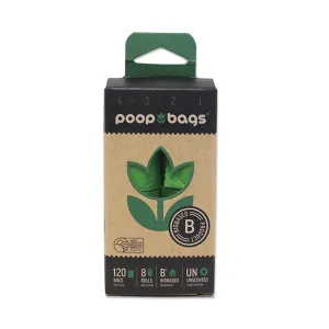 Poop Bag Countdown Rolls - Convenient Dog Waste Bags  8 Rolls