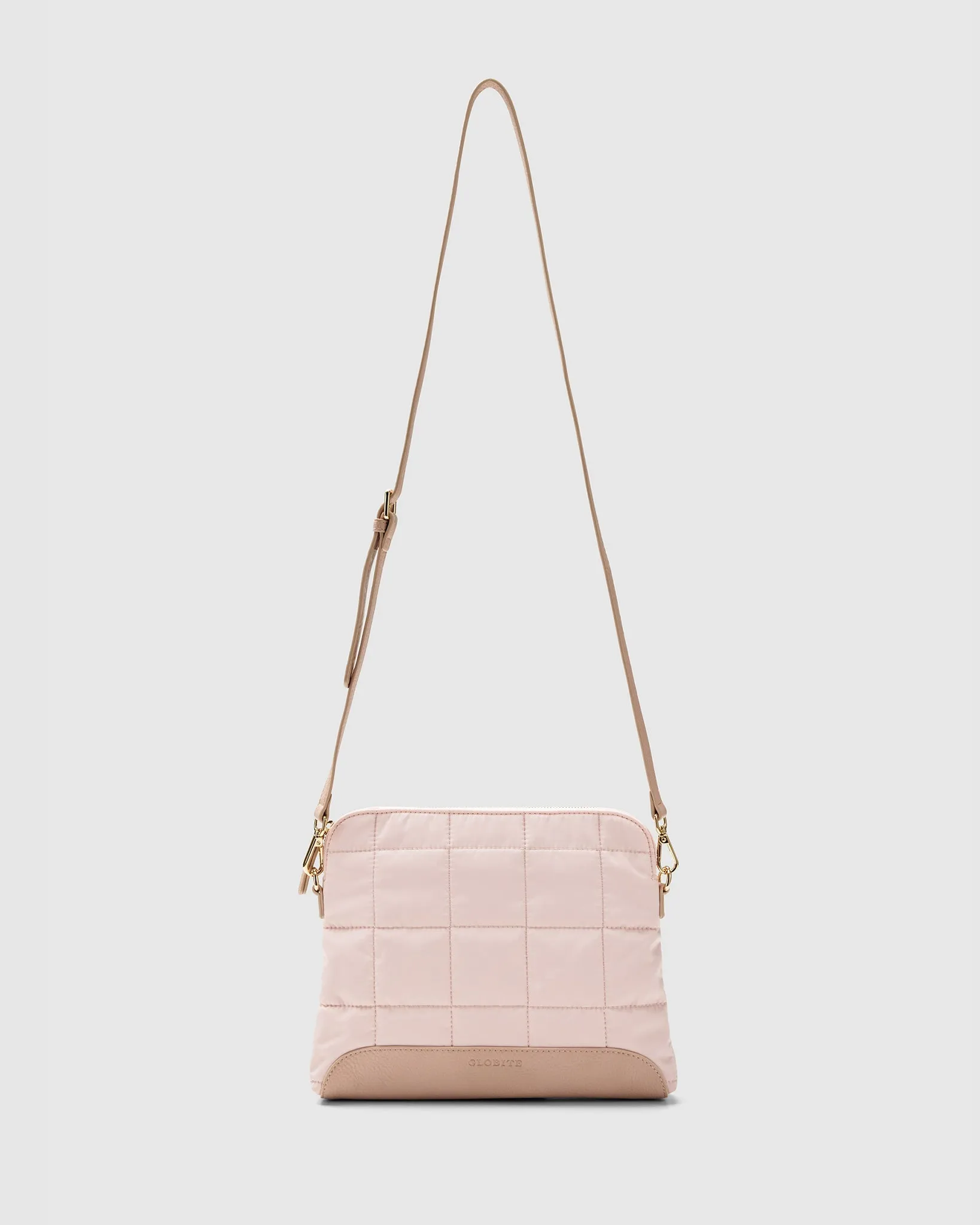 Quilted Cross Body Bag - Whisper Pink