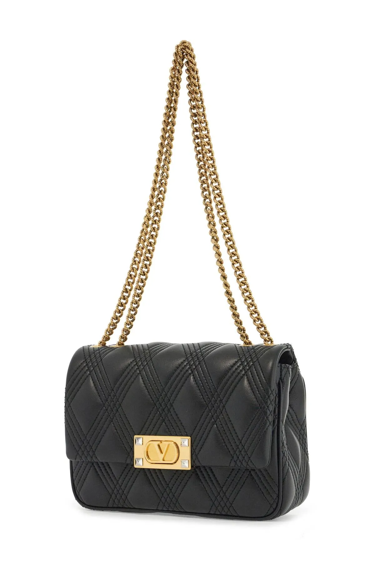 quilted shoulder bag with 6W2B0R07XCA NERO