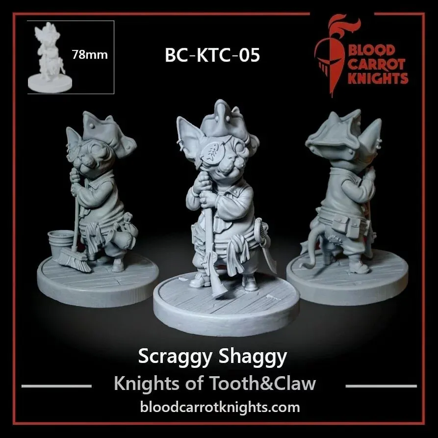 Scraggy Shaggy - Pirate Cat Figure